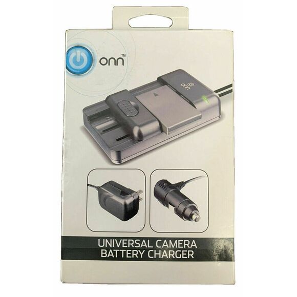 ONN Universal Camera Battery Charger Wall & Car Adapters For Lithium-lon Battery - Picture 1 of 2